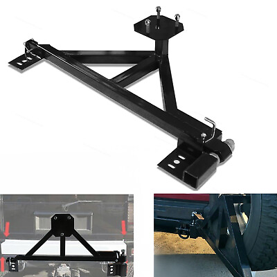 #ad Spare Rear Tire Carrier Fit 2003 2009 HUMMER H2 Rack w drop down option Black $171.99