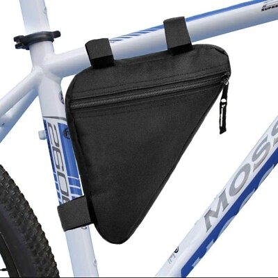 #ad Bike Bicycle Bag Front Tube Fame Handle Waterproof Cycling Bags Triangle Pouch $9.99