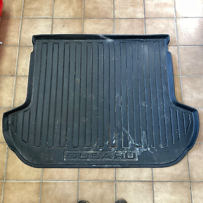 #ad 2010 2014 Subaru Legacy Outback Trunk Rear Rubber Mat Liner Cargo Tray OEM $99.95