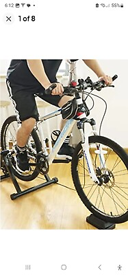 #ad Trainer Bike Stand Exercise Steel Bicycle Magnetic BalanceFrom with Front Wheel. $49.00