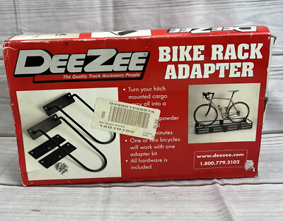 #ad DeeZee 1 2 BIKE RACK ADAPTER For Cargo Rack Bicycle Cargo Caddy Trailer Hitch $39.94