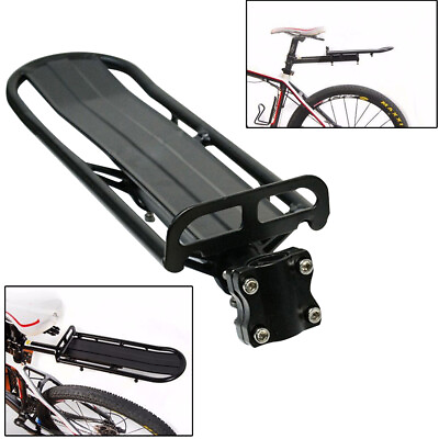 #ad Retractable Bike Rear Rack Alloy Luggage Cargo Holder Bicycle Pannier Mount USA $18.89