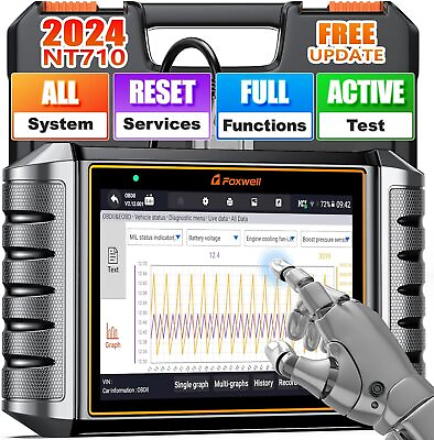 #ad FOXWELL NT710 Bluetooth OBD2 Scanner Car For VAG ECU CODING Bidirectional Tablet $249.00