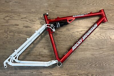 #ad Rocky Mountain Element Race Full Suspension Mountain Bike Frame Red 19” 26” $259.99