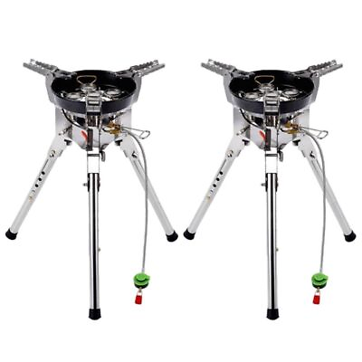 High Power Outdoor Stove DIY Stand Camping Integrated Lifting Fiery Burner Stove $157.98