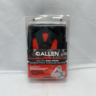 #ad Allen Deluxe Molded Adjustable Binocular Strap Harness Black NEW $19.99