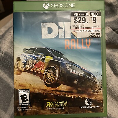 #ad Dirt Rally No Manual Microsoft Xbox One 2016 Tested amp; Working. $15.00