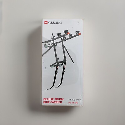 #ad #ad Allen Sports Deluxe 3 Bicycle Trunk Mounted Bike Rack Carrier 103DN NEW IN BOX $49.40