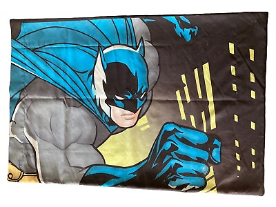 #ad Batman Kids Pillowcase Standard 2 Sided DC Comics Bat Signal 2019 Superhero $6.29
