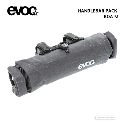 #ad #ad EVOC HANDLEBAR PACK BOA Handlebar Bag Front Bicycle Storage Pack : GREY MEDIUM $130.00