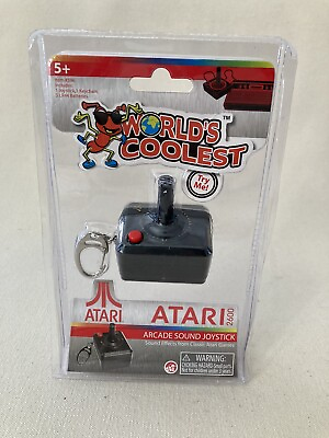 #ad #ad World#x27;s Coolest Atari 2600 Arcade Sound Joystick Keychain Sealed $8.99