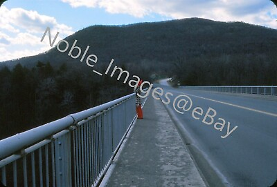 #ad 1974 Bear Mountain Suspension Bridge Photographer New York Transparency Slide $3.50