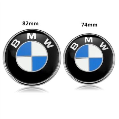 #ad 2PCS Front Hood amp; Rear Trunk 82mm amp; 74mm ORIGINAL BMW Badge Emblem 51148132375 $12.99