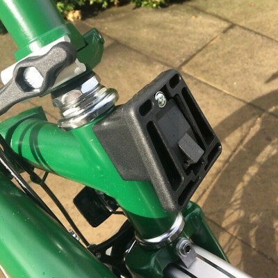 #ad Folding Bike PVC Portable Front Carrier Block Accessories Mount For Brompton $10.99