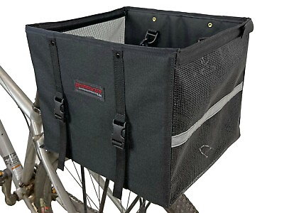Pet Grocery Pannier Bicycle Rack Bike Riding Bag Basket Crate Carrier Dog Cat $64.95