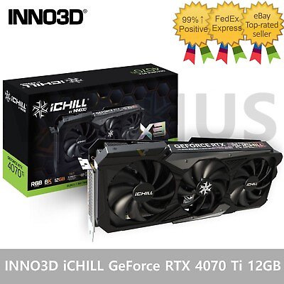 INNO3D iCHILL GeForce RTX 4070 Ti D6X 12GB iCHILL X3 Gaming Graphics Card Fedex $1057.75