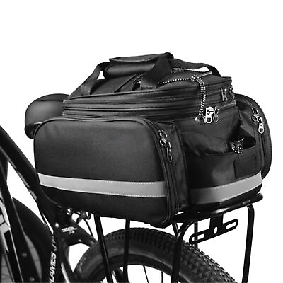 #ad #ad Rear Bag Expandable MTB Bike Rack Bag Cycling Luggage G2B9 $26.61