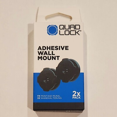 #ad QUAD LOCK Home Office Car Adhesive Wall Mount NEW IN BOX FREE SHIPPING $18.00