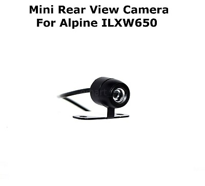 #ad Mini Rear View Camera For Alpine ILXW650 ILX W650 Waterproof Night Vision $22.99