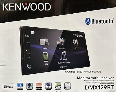 #ad NEW Kenwood DMX129BT 6.75quot; Touchscreen Digital Media Receiver w Bluetooth $179.00