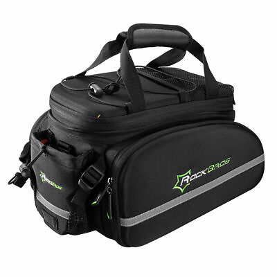 #ad ROCKBROS Bike MTB Rear Carrier Bag Cycling Bicycle Rear Pack Pannier $64.99
