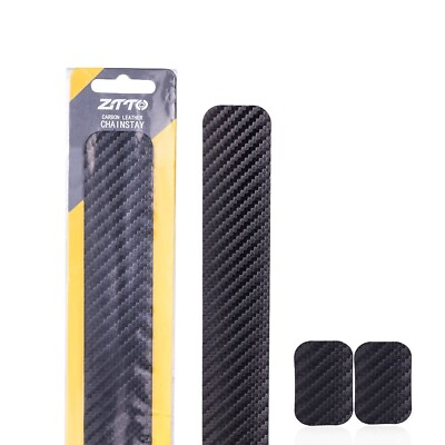 #ad PVC Bike Frame Scratch Protector Sticker Carbon Grain Pattern for Bicycles $7.37