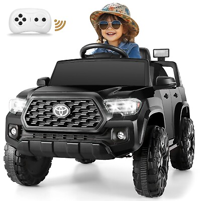 #ad Toyota Licensed 12V Ride on Truck Car for Kids Electric Toys with Remote Control $135.99