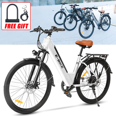 #ad Axiniu Ebike 26quot; 36V Electric Bicycle City Commuter Fat Tire Mountain Bike 2024 $539.99