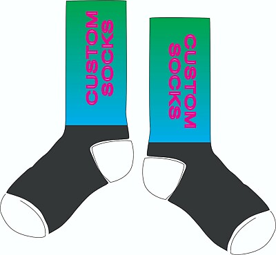 #ad #ad CUSTOM Cycling Socks Sublimated Any Color Bikingthings Coolest Bike Socks Design $18.00
