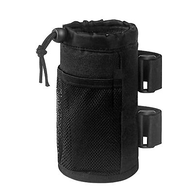 #ad #ad Cycling Bike Water Bottle Holder Bicycle Drink Cup Bottle Cage With Net Pocket $9.85