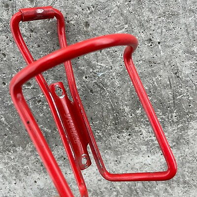 Vintage Specialized Water Bottle Cage 6 mm 6mm Alloy Mountain MTB Red Japan A2 $16.99