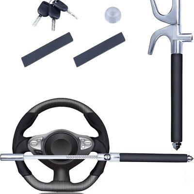 #ad Leiwo Car Steering Wheel Lock Universal Anti Theft Car Device $19.97