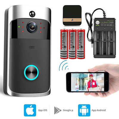 Wireless WiFi Video Doorbell Smart Phone Door Ring Intercom Security Camera Bell $39.99