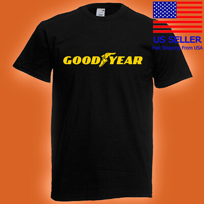#ad #ad Goodyear Tires Racing Sports Men#x27;s Black T Shirt Size S 5XL $19.99