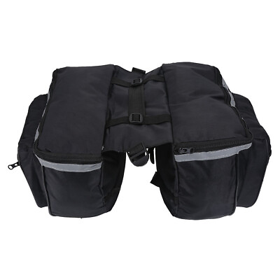 #ad #ad 600D Waterproof Bike Bicycle Rear Rack Seat Saddle Bag Pannier Tail Durable Bags $16.01
