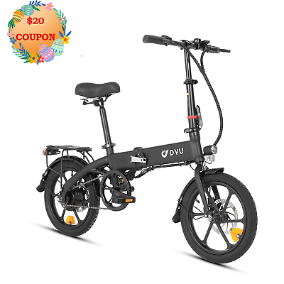 #ad DYU A1F Folding Electric Bike for Adults Teens Commuter City Ebike $499.00