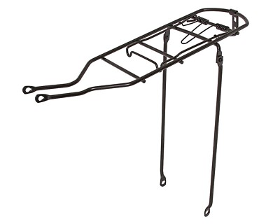 #ad NEW 19quot; LONG REAR BICYCLE STEEL RACK USED FOR 26quot; BICYCLES. NEW 19quot; LONG $28.49
