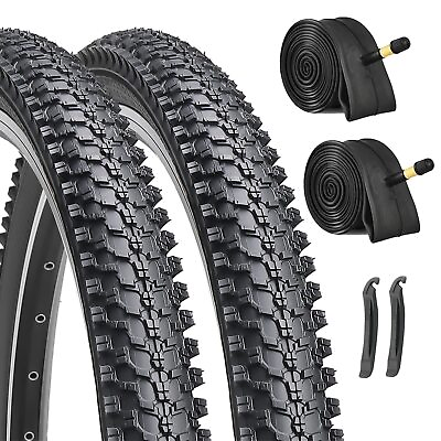 #ad Hycline 2 Pack Bike Tires＆Tubes Set20 24 26 27.5 Inch for MTB Mountain Bicycle $49.49
