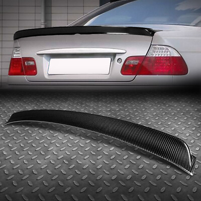 #ad FOR 99 05 BMW E46 3 SERIES COUPE CARBON FIBER STP STYLE REAR TRUNK LID SPOILER $132.88