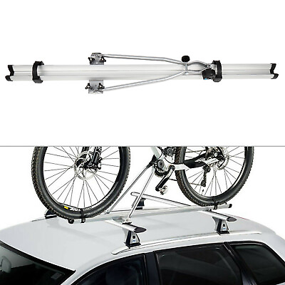 #ad Car Roof Bike Rack Bicycle Carrier Roof Mount Steel Cycling Holder Car SUV Top $50.95