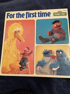 #ad Sesame Street For The First Time Record 1982 Vinyl LP CTW 22097 $15.00