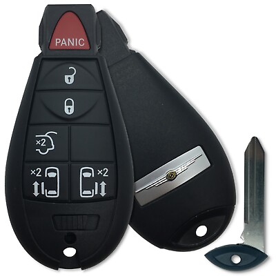 Chrysler 6 Btn keyless COMPLETE Remote Fob Fobik Smart Key Power slide door OEM $44.99