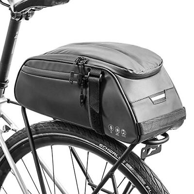 #ad Bike Rack Bag Waterproof Bicycle Trunk Pannier Rear Seat Storage Pack Cycling... $44.08