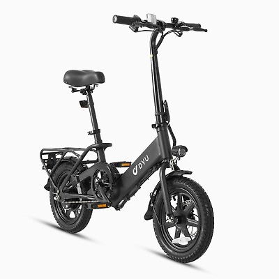 #ad DYU 14quot; Folding Electric Bike for Adults Teens 350W 36V 7.5AH Commuter Cruiser $328.99