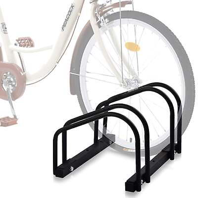 #ad WALMANN 2 Bikes Floor Bike Stand Bike Parking Rack Garage Bike Storage Stand ... $40.00