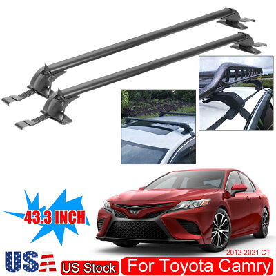 For Toyota Camry 4DR 2012 2021 CT 43.3quot; Top Roof Rack Cross Bar Luggage Carrier $60.46