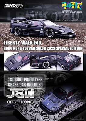 #ad #ad Inno64 Liberty Walk F40 Ferrari Hong Kong Toycar Salon 2023 SP Edition 1 64 $28.95