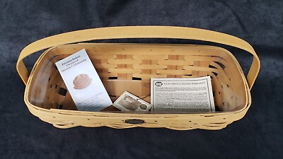 #ad #ad Vintage Peterboro Baguette Basket with plastic insert 16quot; $22.95