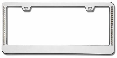 #ad Cruiser Accessories 15530 Neo Diamondesque License Plate Frame Chrome $7.99