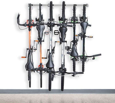#ad Bike Storage Rack 2.0 Store up to 6 Bikes 300Lb Weight Capacity Garage Bike $155.24
